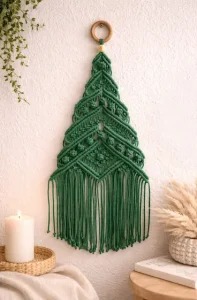 christmas tree macrame